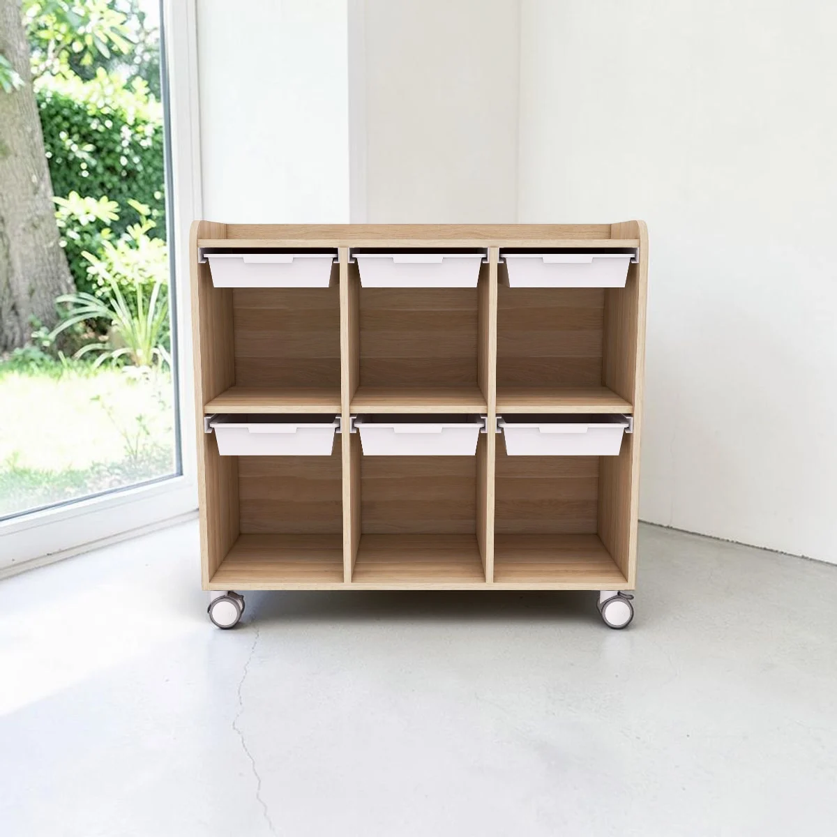 Indoor school Bag Storage